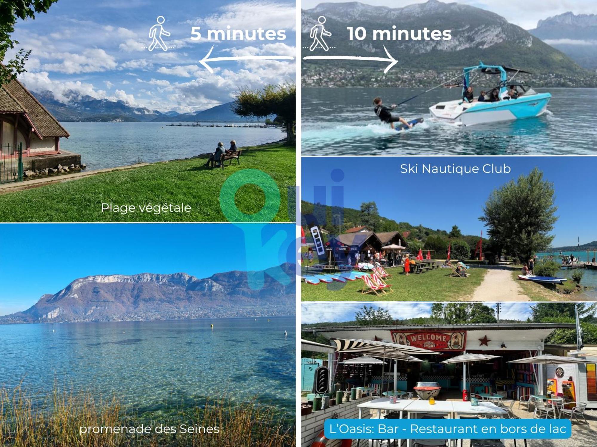 Budget Studio Proche Lac Sevrier Bagian luar foto